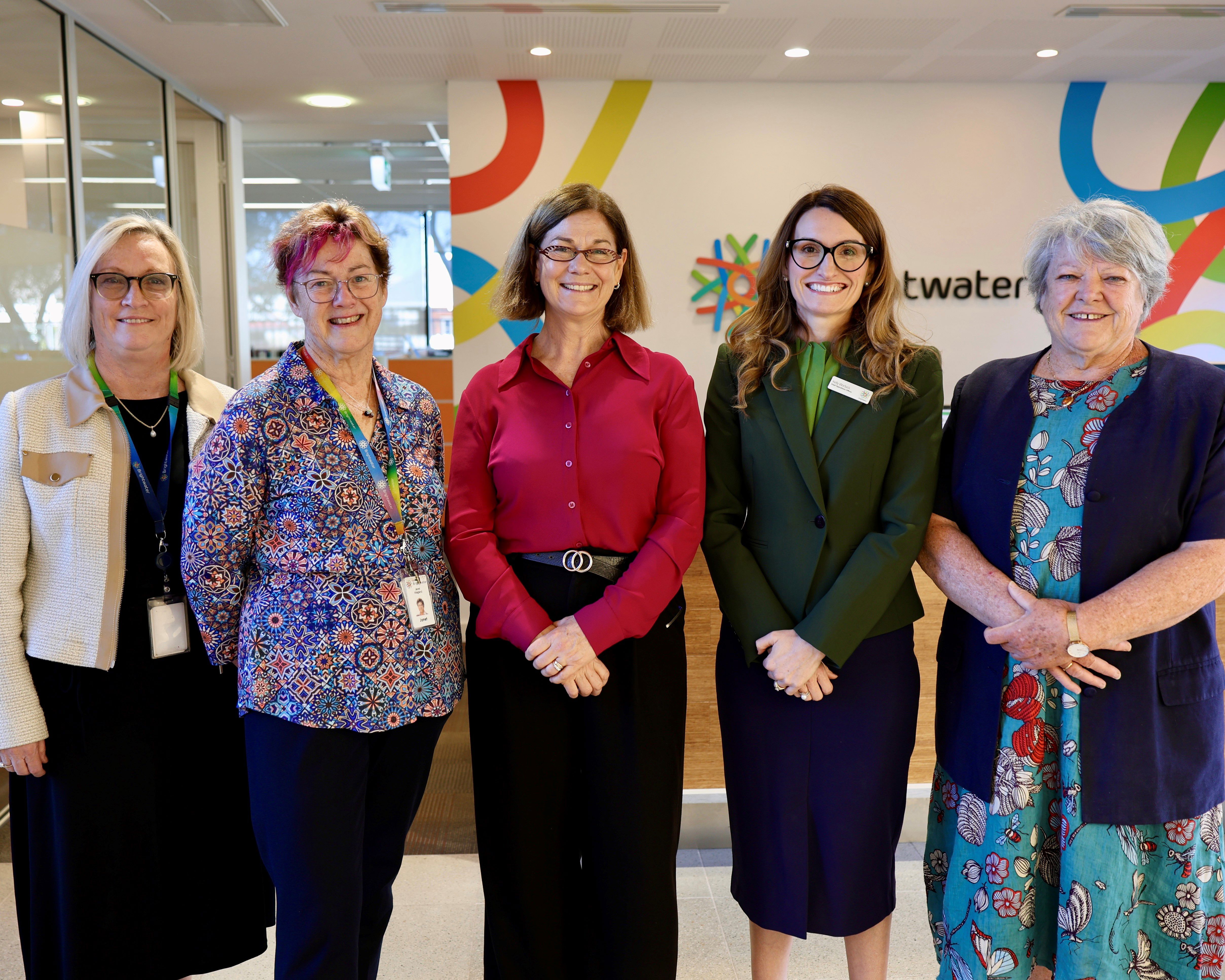 Minister Meredith Hammat MLA visits Brightwater Oats Street Rehabilitation Program