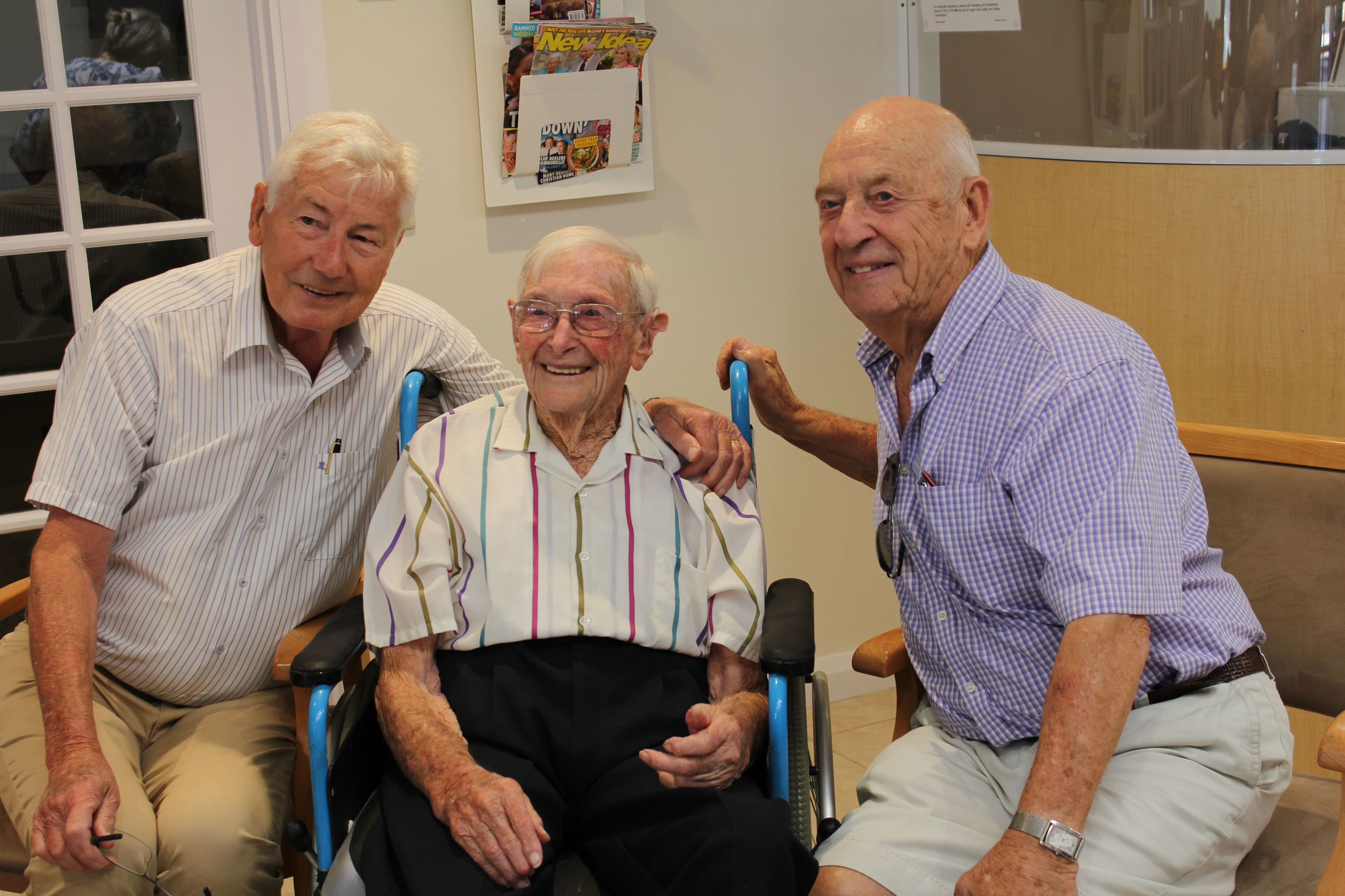 Gordon Ewers Celebrates His 107Th Birthday With Family