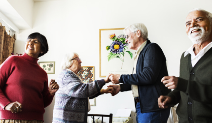 Seniors Dancing Into Brightwater At Home